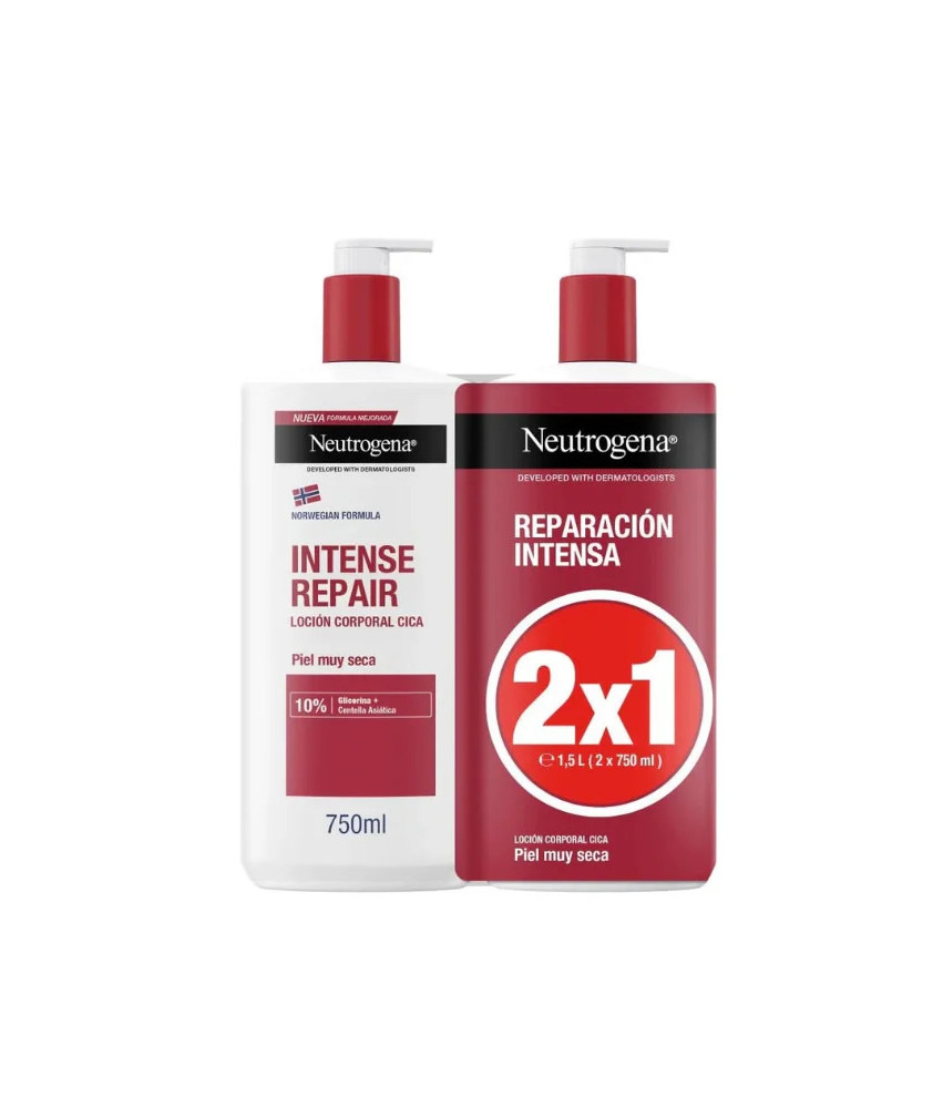 Neutrogena Lotion Réparatrice Intense 2x750ml