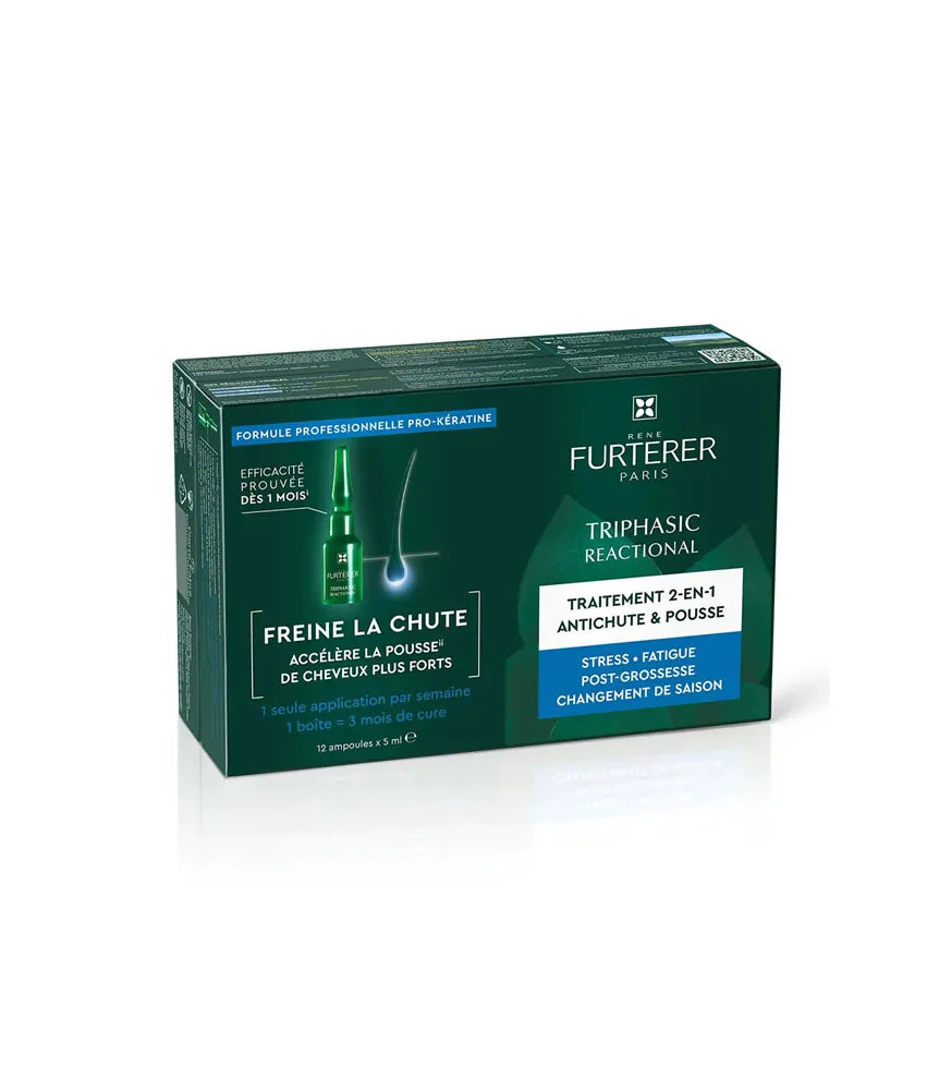 Rene Furterer Triphasic Traitement Anti-Chute 12 Ampoules
