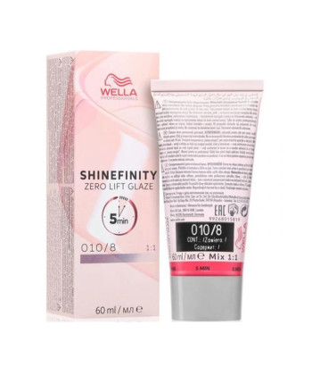 Wella Shinefinity Zero Lift Glaze Tinte 0108 60ml 1un