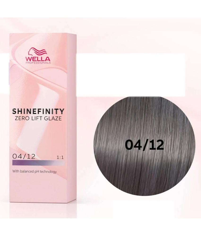 Wella Shinefinity Zero Lift Glaze Tinte 04-12 60ml