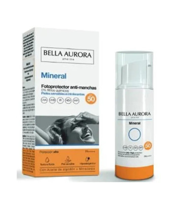 Bella Aurora Écran Solaire Minéral Anti-Taches SPF 50 50 ml