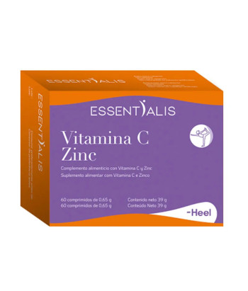 Heel Essentialis Vitamine C Zinc 60 Comprimés