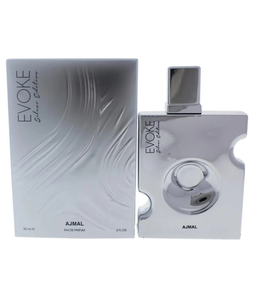 Ajmal Evoke Eau De Parfum Silver Edition 90ml Spray