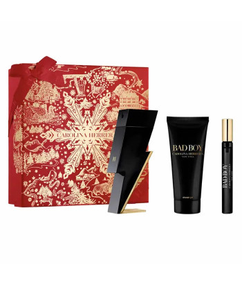 Carolina Herrera Bad Boy Eau De Toilette Vaporisateur 100ml Coffret 3 Produits