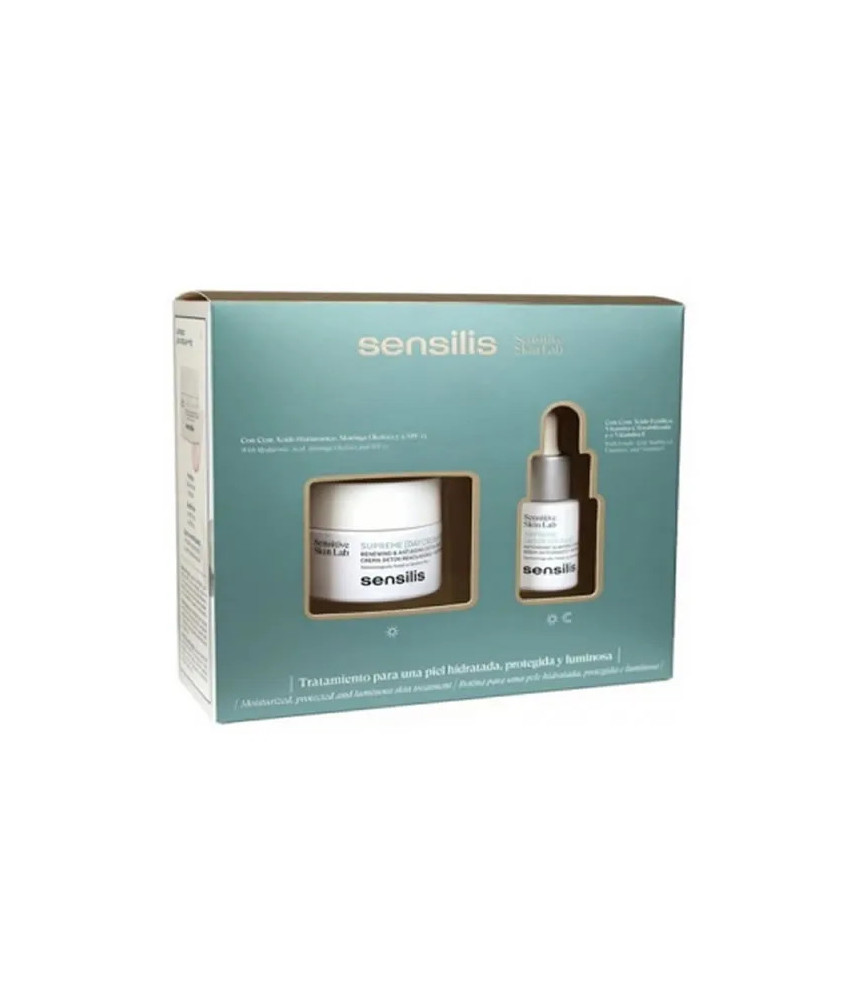 Sensilis Crème de Jour Suprême SPF15 50 ml Coffret 2 Pièces