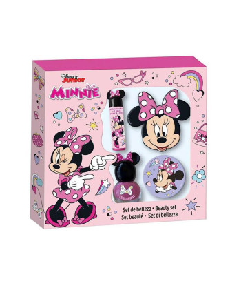 Cartoon Minnie Belleza Maquillaje Estuche 4 Piezas