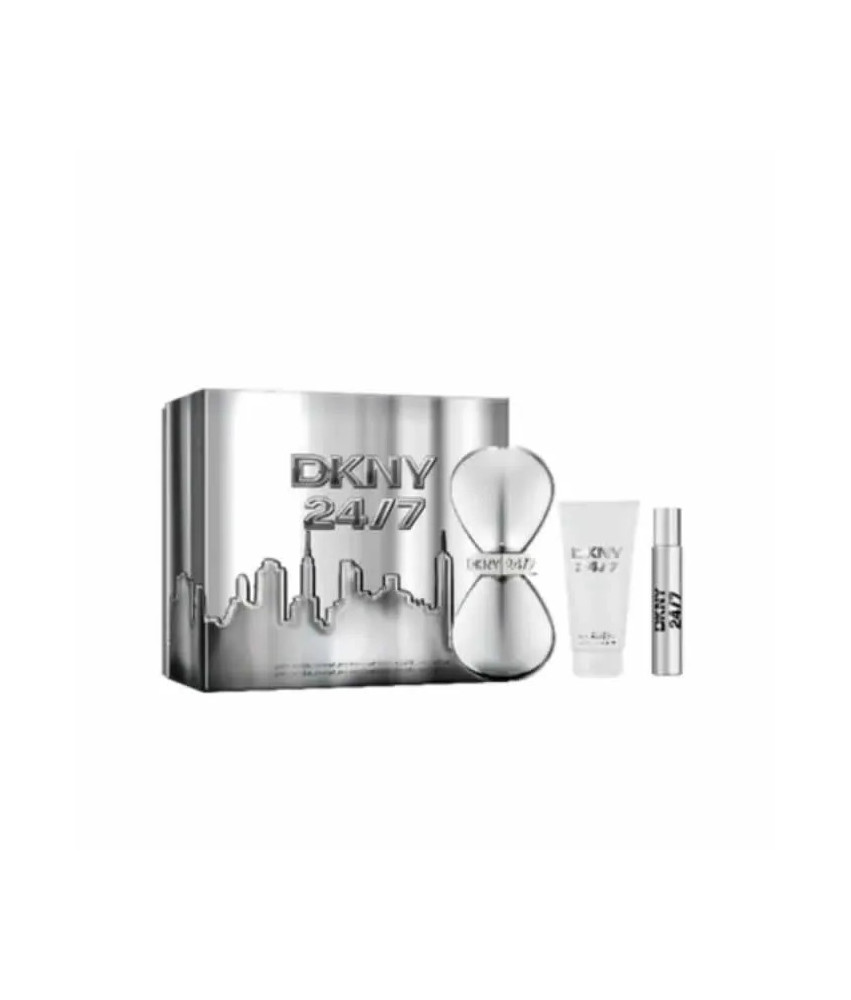 DKNY 24/7 Eau De Perfume Spray 100ml Coffret 3 Produits