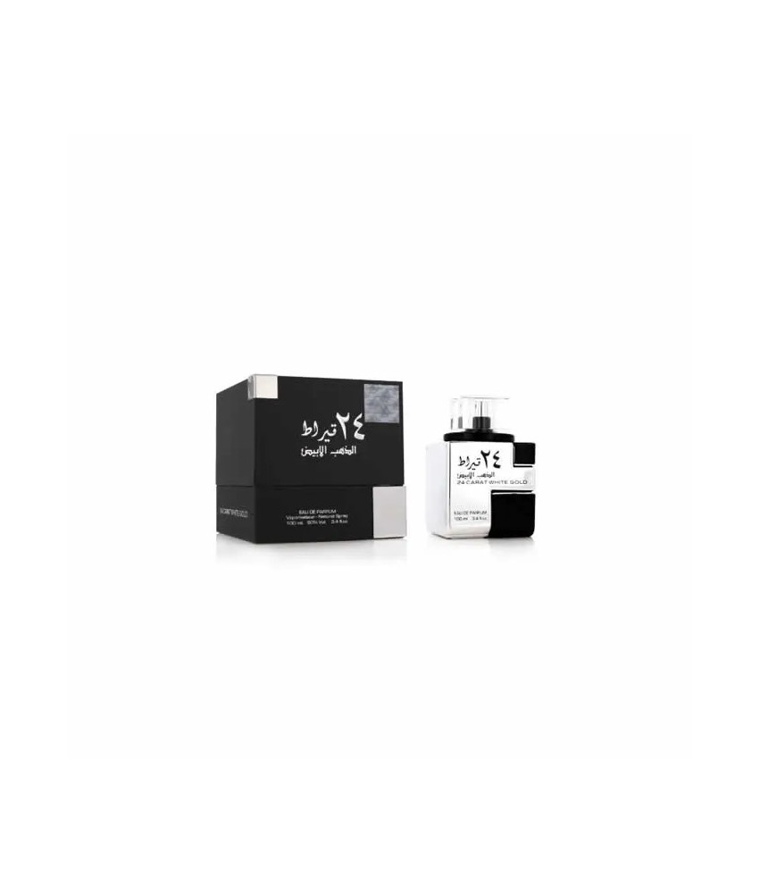 LATTAFA 24 CARAT WHITE GOLD EDP SPRAY 100ML