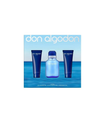 Don Algodón para Hombre Eau de Toilette Spray 100ml Set 3 Pieces