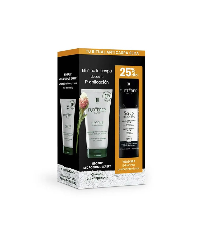 Rene Neopur Coffret Rituel Antipelliculaire Sec 2 Pièces 150 ml